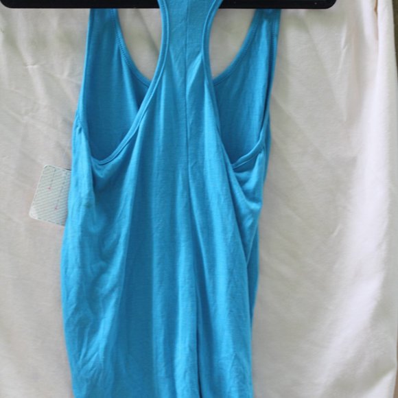 NWT Juniors Rebellious One Tank Top Hi Low Blue S - Picture 2 of 2